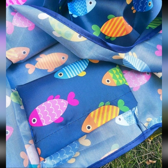 Colorful Fish Pattern Tote Bag - Picture 2 of 2